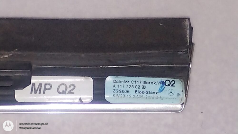 Moldura Cristal Puerta Del Der Mercedes Cla 2014 A1177250282