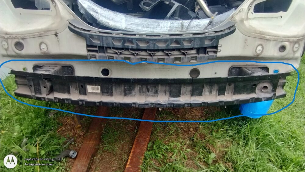 Refuerzo Defensa Trasera Mercedes Cla 200 2014 A1176100014