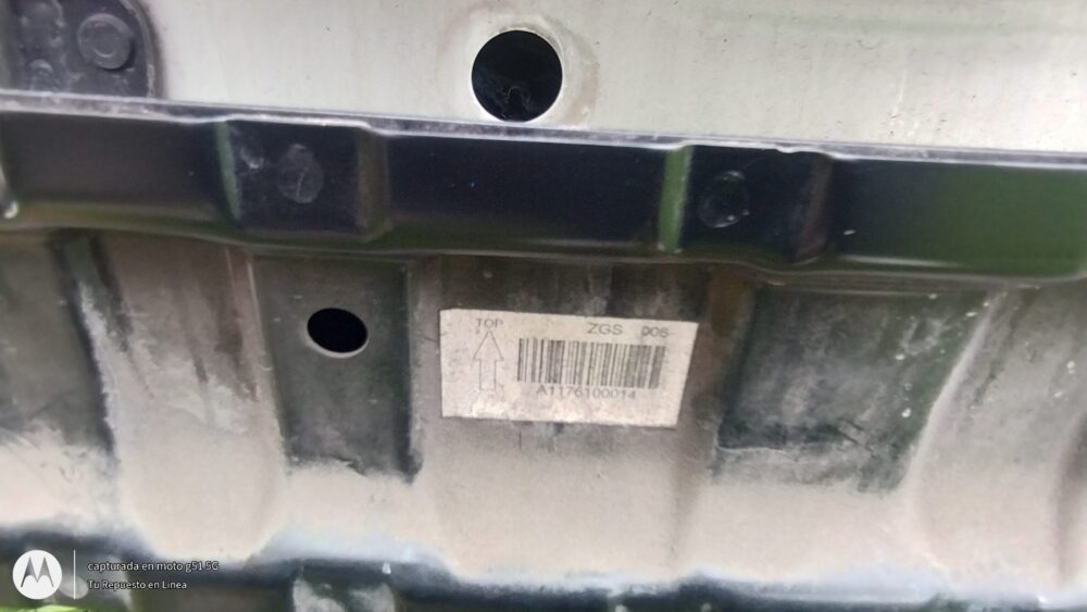 Refuerzo Defensa Trasera Mercedes Cla 200 2014 A1176100014