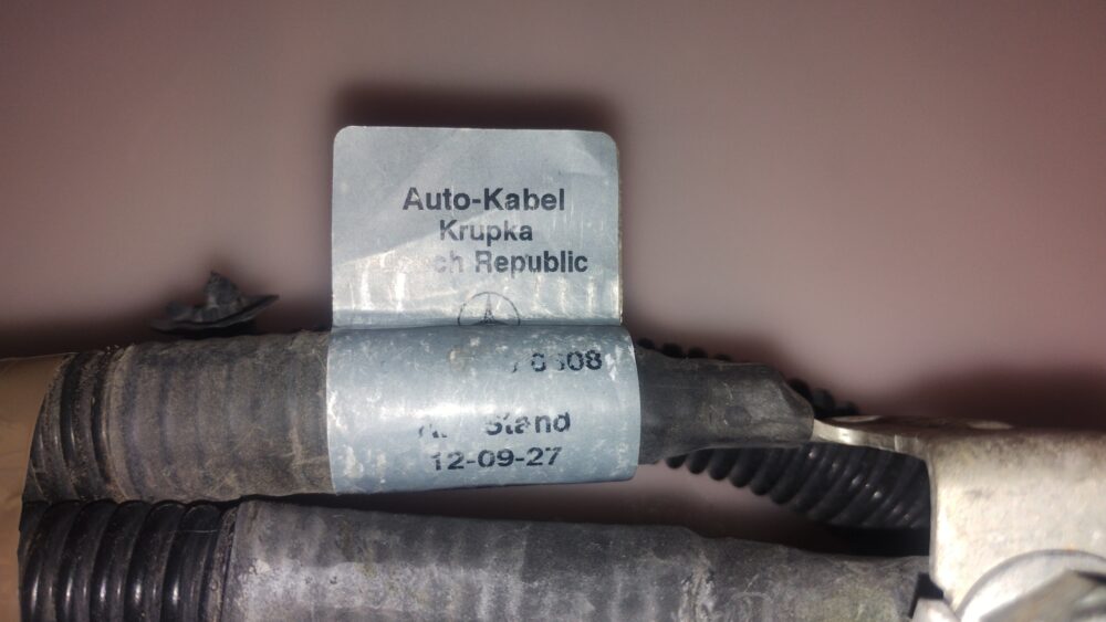 IMG_20260622_125241070 Cable Alternador Mercedes-Benz CLA A B GLA A2465400508 OEM