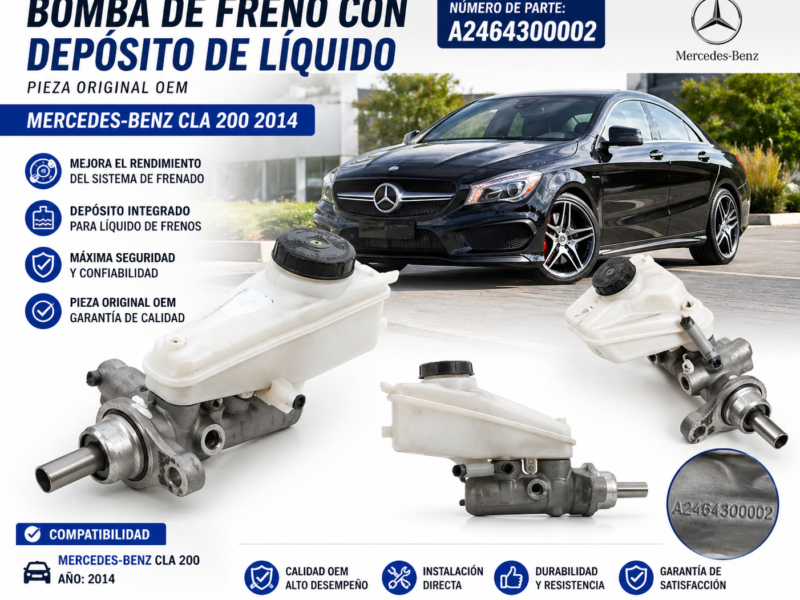 f9808080-375b-4c49-8ea1-3aad5c456b0e Mercedes-benz Cla 200 2013-2016 Bomba Freno A2464300002