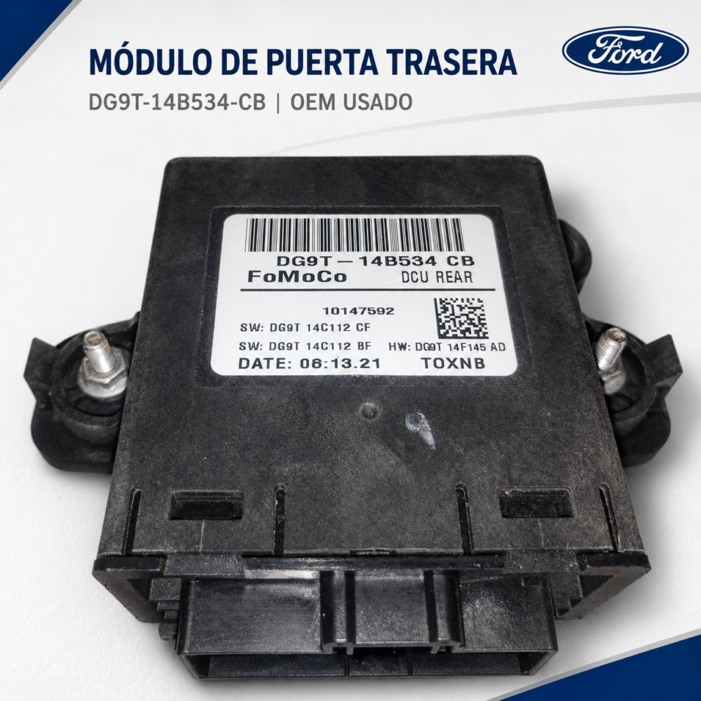 Ford Ranger Xlt 2022 Módulo Puerta Trasera Dg9t-14b534-cb