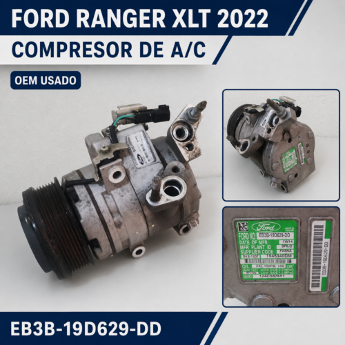 Ford Ranger Xlt 2019-2022 Compresor A/c Eb3b-19d629-dd Oem