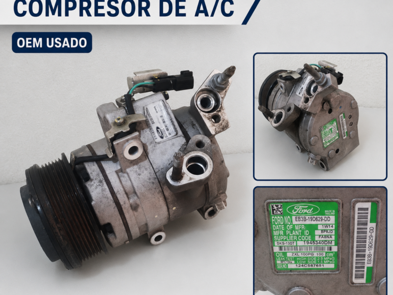 08f38569-9bbe-4cb6-8d62-98d62567d7fe Ford Ranger Xlt 2019-2022 Compresor A/c Eb3b-19d629-dd Oem