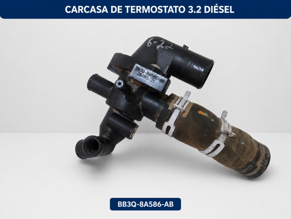 1 Ford Ranger Xlt 2022 Termostato Con Sensor Bb3q-8a586-ab Oem