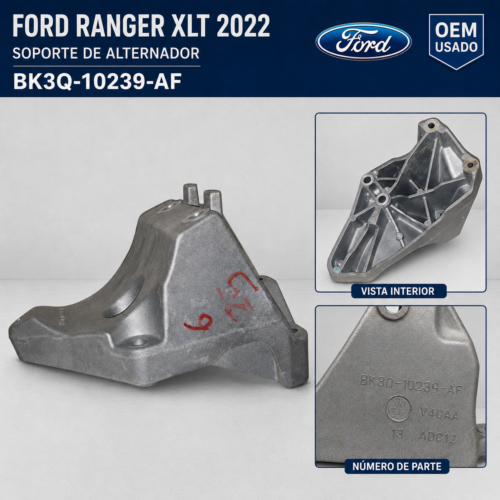 1 Ford Ranger Xlt 2019-2022 Soporte Alternador Bk3q-10239-af