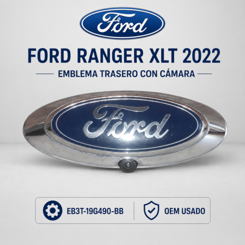 1 Ford Ranger Xlt 2022 Emblema Trasero Cámara Eb3t-19g490-bb