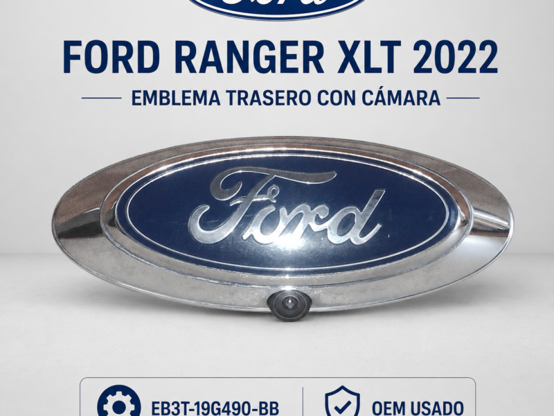 1 Ford Ranger Xlt 2022 Emblema Trasero Cámara Eb3t-19g490-bb