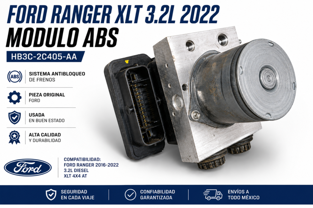 Ford Ranger Xlt 3.2l Diesel 2022 Modulo Abs Hb3c-2c405-aa