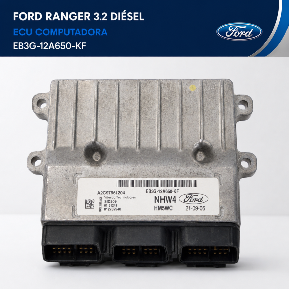 4 Ford Ranger 3.2 2019-2022diésel Ecu Computadora Eb3g12a650kf