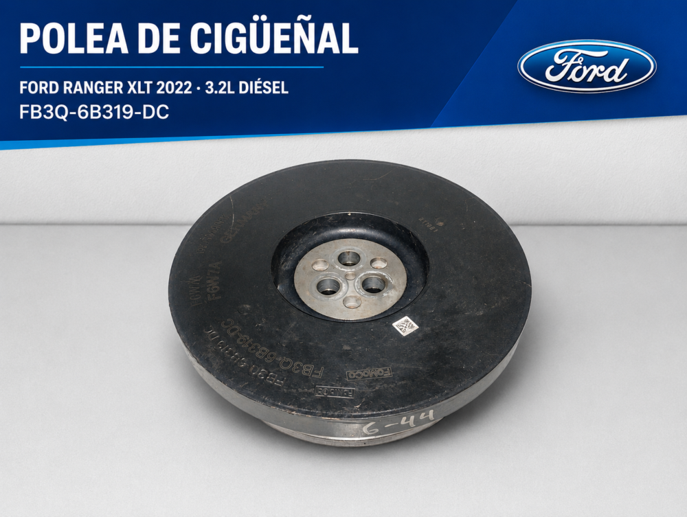 48250cb3-d8f6-4851-a061-8cdde8aeb5be Ford Ranger Xlt 2022 Polea Cigüeñal 3.2l Diésel Oem