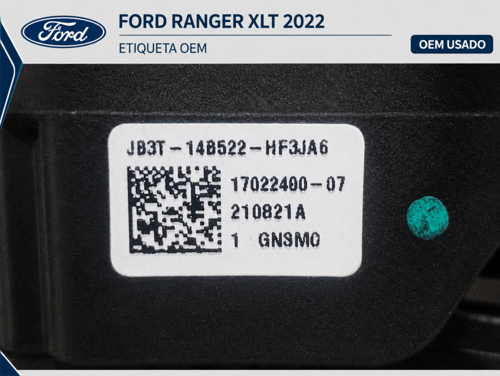 5cff6998-c7b2-4315-81a9-dc266a003b85 Ford Ranger Xlt 2022 Palancas Clock Spring Jb3t-14b522-gf
