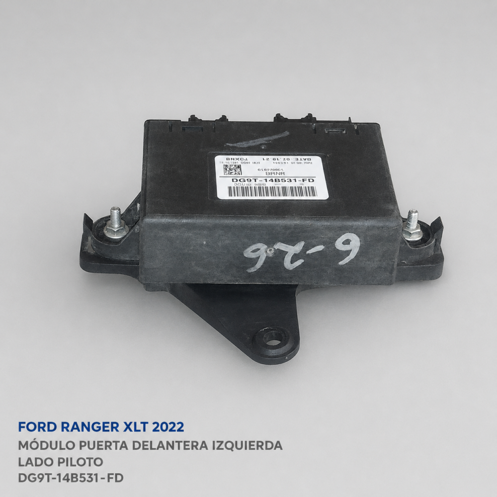 7 Ford Ranger Xlt 2022 Módulo Puerta Izq Dg9t-14b531-fd