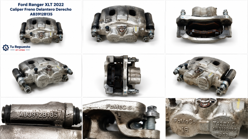 787bc6cf-59e6-4e02-9d63-a81d3dab679b Ford Ranger Xlt 2022 Caliper Freno Delantero Der Ab31-2b135.