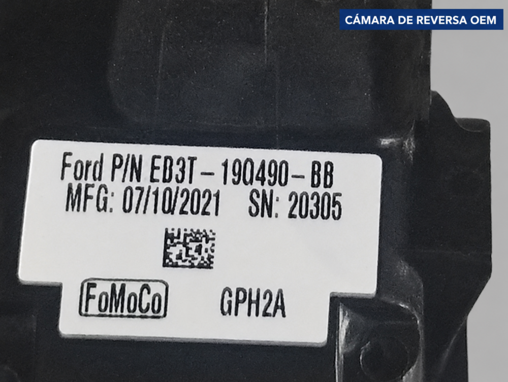 8 Ford Ranger Xlt 2022 Emblema Trasero Cámara Eb3t-19g490-bb