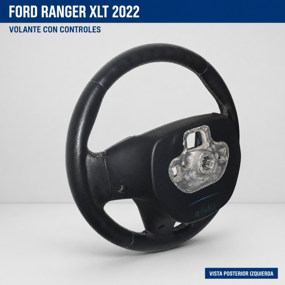 8 Ford Ranger Xlt 2022 Volante De Piel Con Controles Original