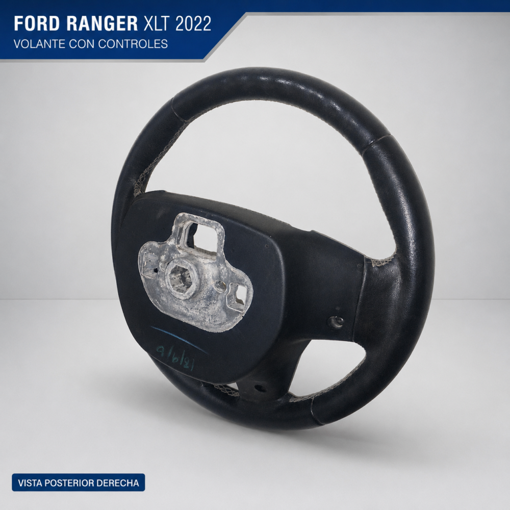 9 Ford Ranger Xlt 2022 Volante De Piel Con Controles Original