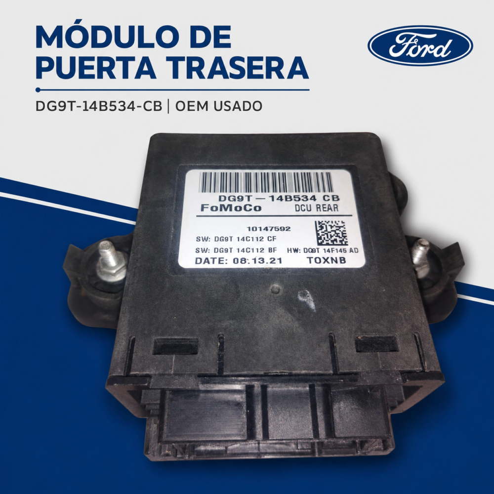 Ford Ranger Xlt 2022 Módulo Puerta Trasera Dg9t-14b534-cb
