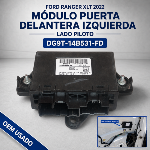 af88bd40-fd6f-4423-917c-94836a4077fe Ford Ranger Xlt 2022 Módulo Puerta Izq Dg9t-14b531-fd