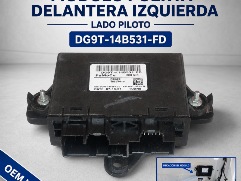 af88bd40-fd6f-4423-917c-94836a4077fe Ford Ranger Xlt 2022 Módulo Puerta Izq Dg9t-14b531-fd