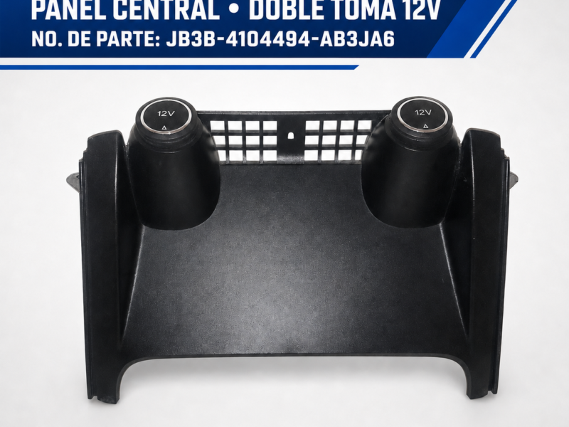 b467330a-fa72-441d-a67a-8597d3a701d2 Ford Ranger Xlt 2019-2022 Panel Central Doble Toma 12v Oem