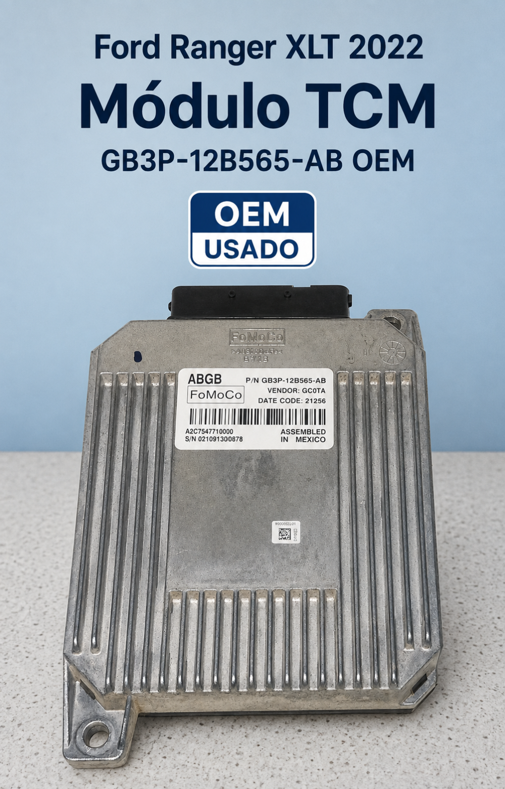 Ford Ranger Xlt 2022 Módulo Tcm Gb3p-12b565-ab Oem