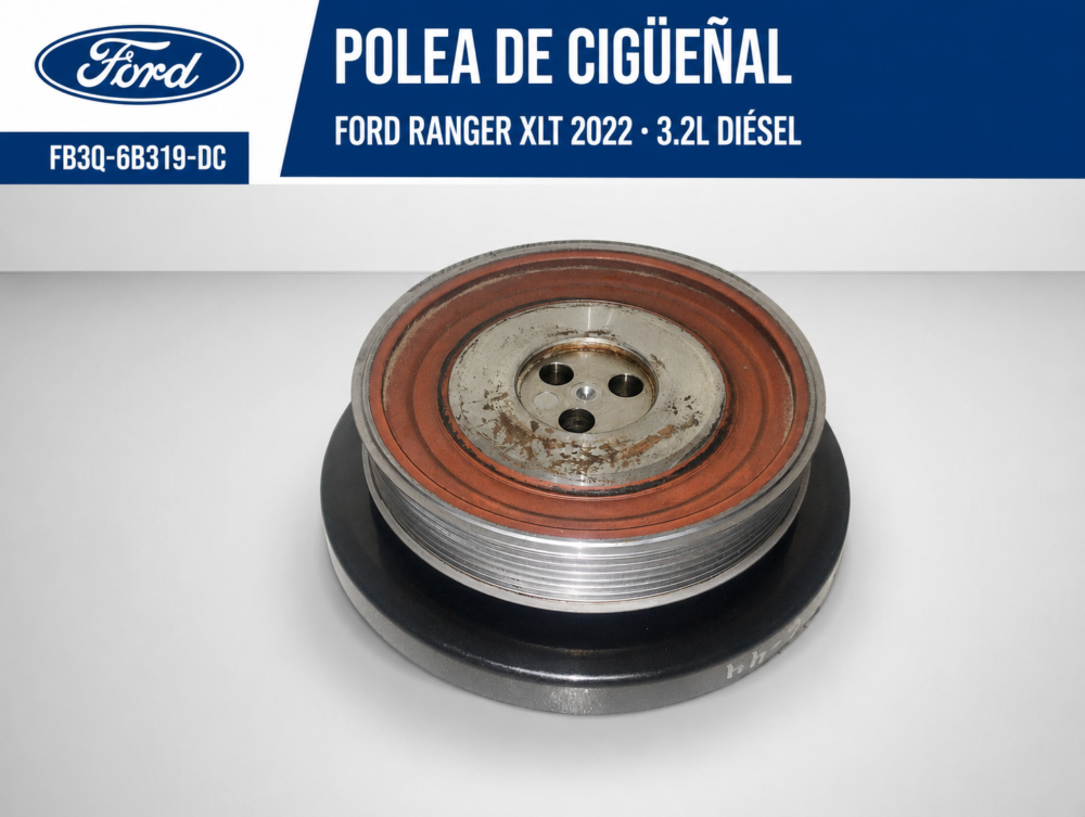 d065138f-57fd-4744-9761-f57640c6f027 Ford Ranger Xlt 2022 Polea Cigüeñal 3.2l Diésel Oem