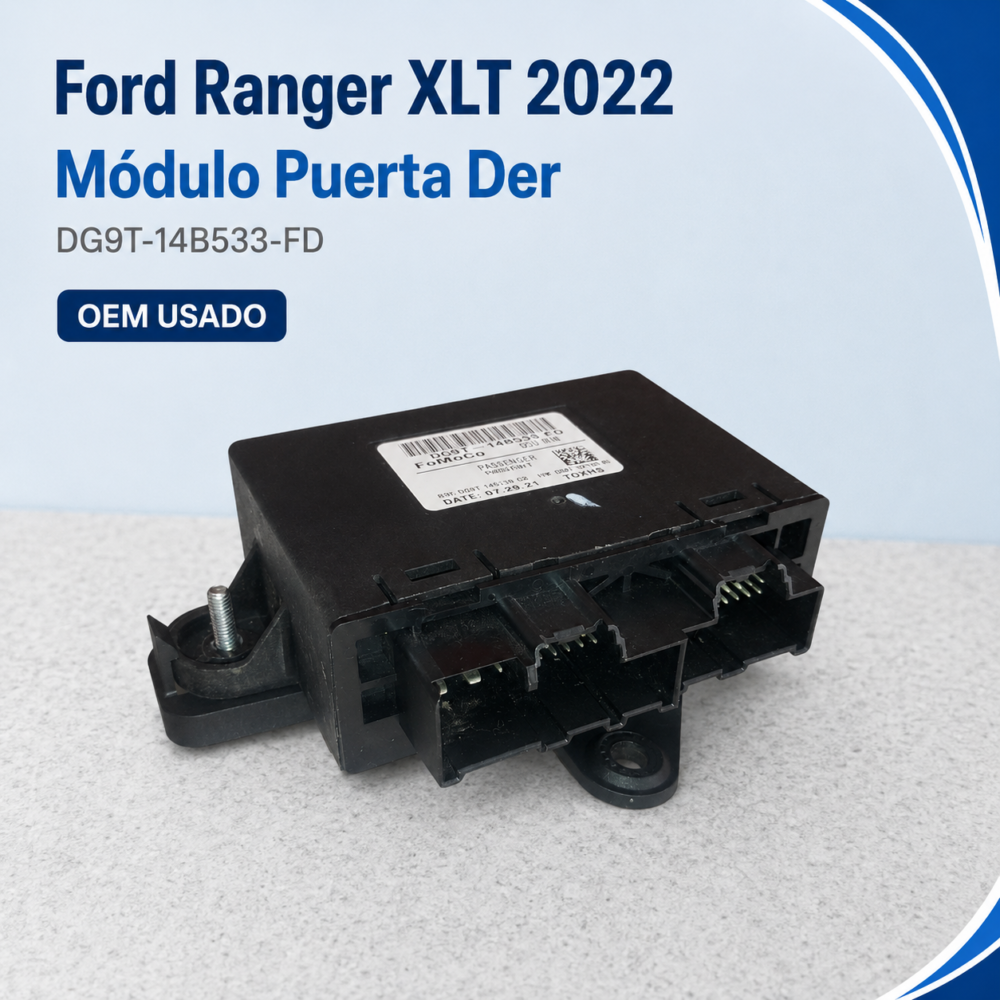 d9221955-51ed-4527-a7dd-18e5769a5681 Revisar cambios Ford Ranger Xlt 3.2l 2022 Módulo Puerta Der Dg9t-14b533-fd