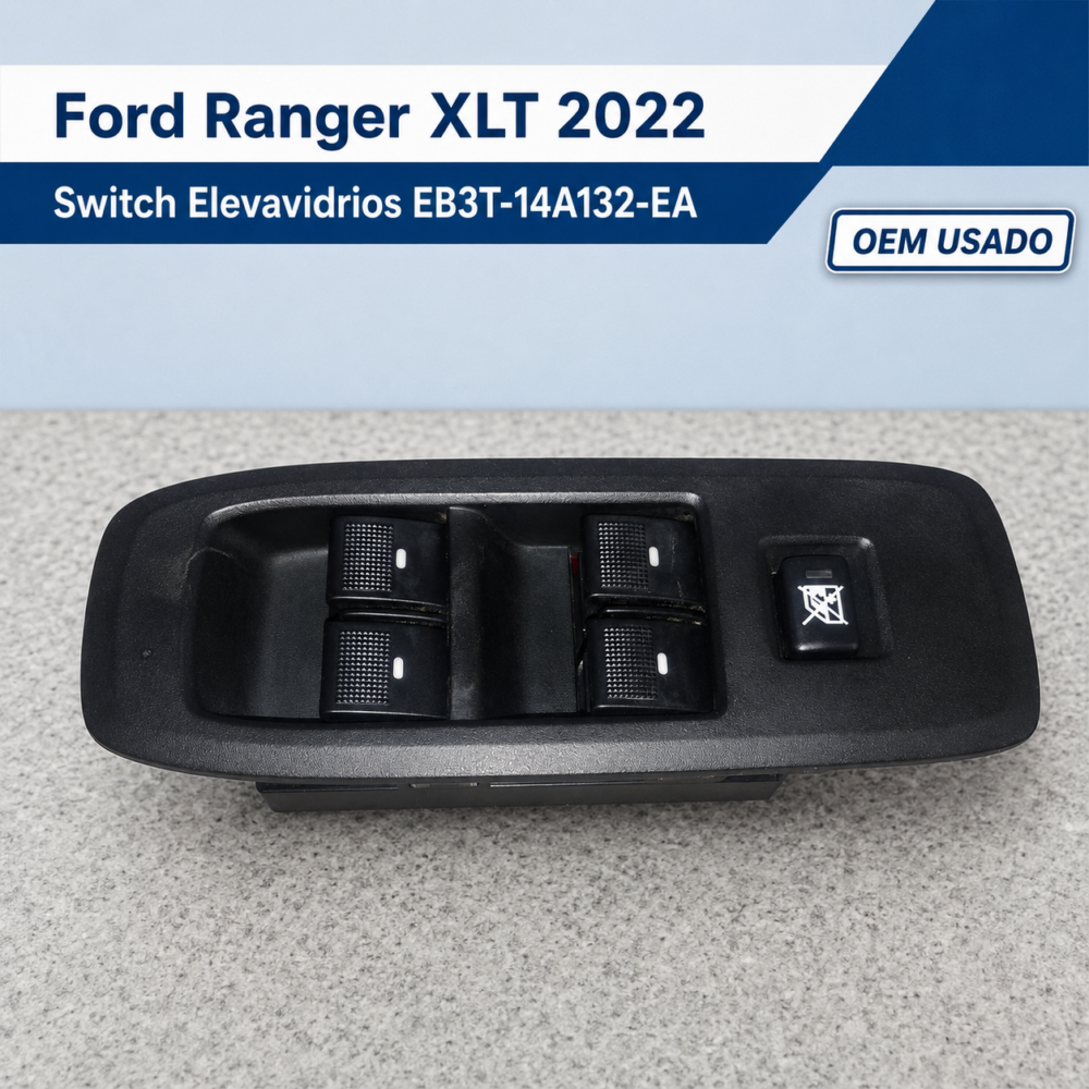 Ford Ranger Xlt 2022 Botonera Elevavidrios Del Izq Eb3t-14a1