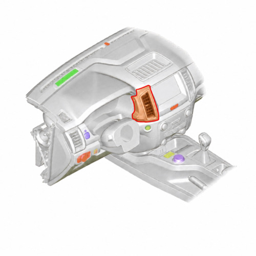 Ford Ranger Xlt 2016-2022 Rejilla Aire Central Izq Oem