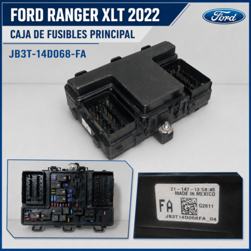 f2a56e47-5005-41cf-917d-327c33a88741 Ford Ranger Xlt 2022 Caja Fusibles Motor Jb3t-14d068-fa